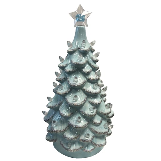 Santa's Workshop 14" NCAA College Team Ceramic LED Christmas Tree By Santasworkshop , 7" x 7" x 14" , Michaels®